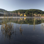 little huffily Lake, fall, reflections