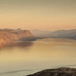 Kamloops Lake in the evening light