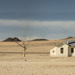 a deserted railroad station in the Namib Desert close to Luderitz