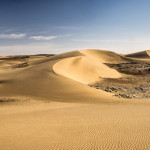 Sand dunes in the Namib Desert on the way to Luderitz