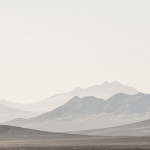 Scenery driving thru Namibia Desert close to Luderitz