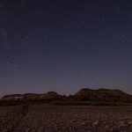 Lots of stars can be seen in the Namib Desert with the lack of light pollution
