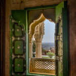 window at Jaswant Thada Jodhpur