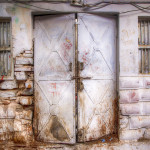 Old weathered door Puhkar