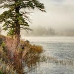 Jocko Lake on a cloudy autumn day