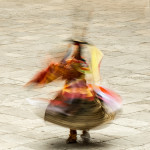 Dancing,Punakha festival, colour