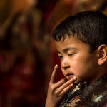Contemplative, bhutanese boy, bhutan,