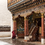 monks, buddist, bhutan