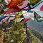 tiger nest, bhutan,dzang, prayer flags