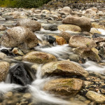 river, water, rocks