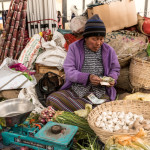 Bhutanese lady,market, part, bhutan